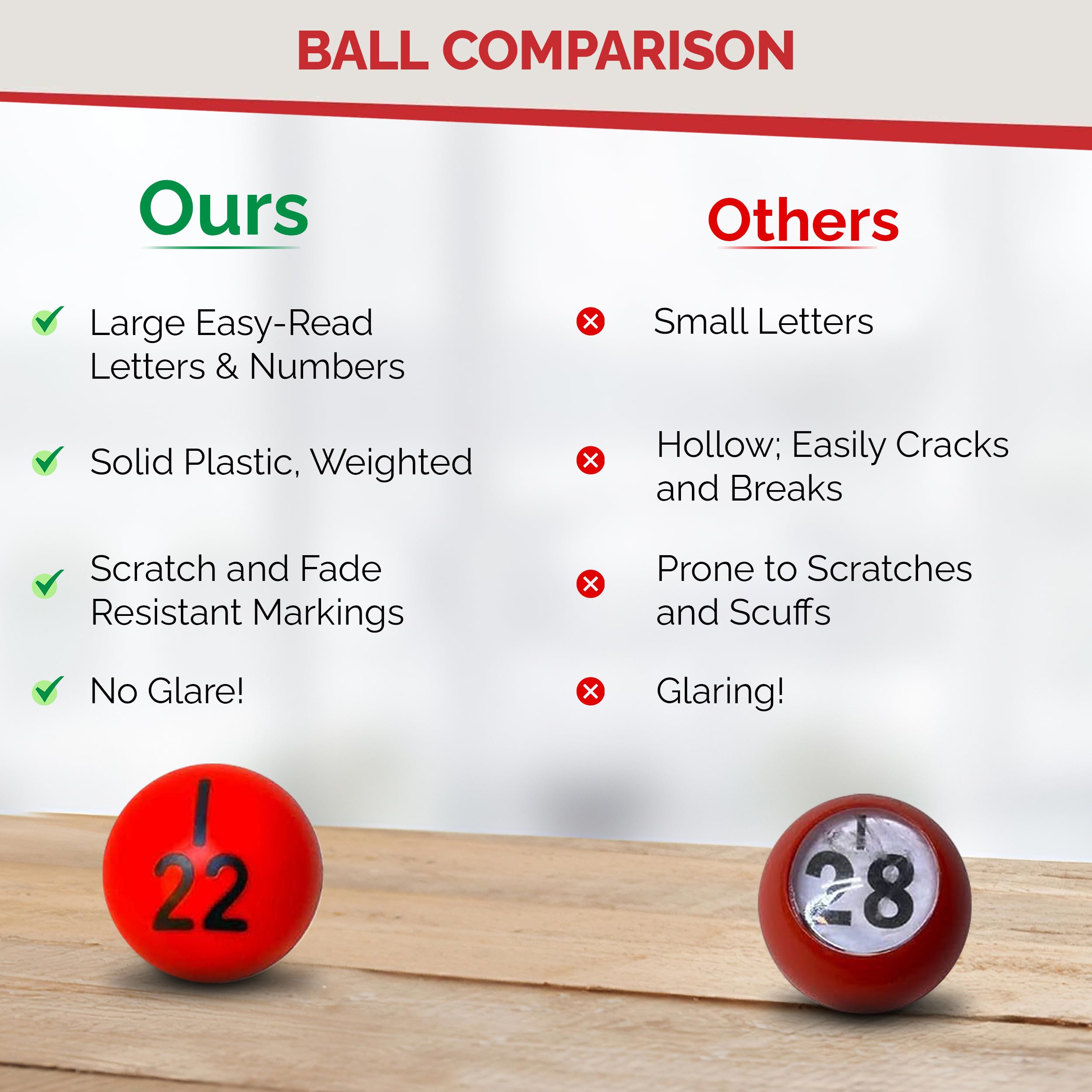 MR CHIPS Bingo Cage and Balls Set with 25 Shutter Slide Cards - Image 4