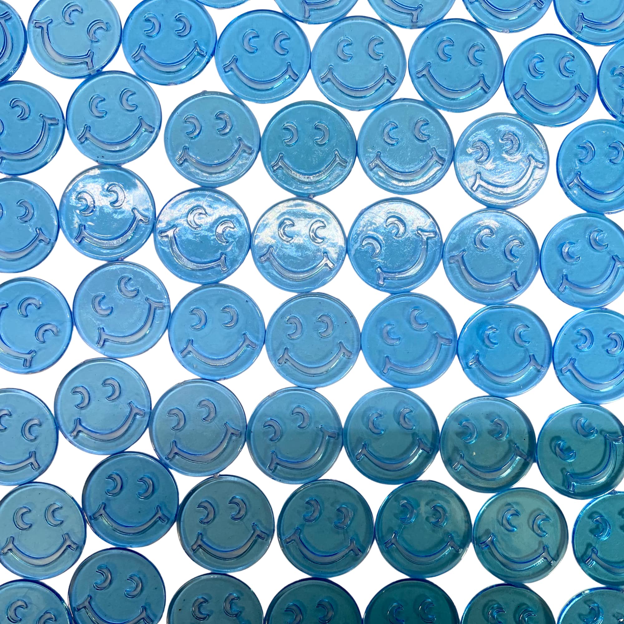 MR CHIPS Bingo - 3/4" Size 100/300/600/1200 Counting Markers in Red, Blue and Green Colors Smiley Face Design - Image 8