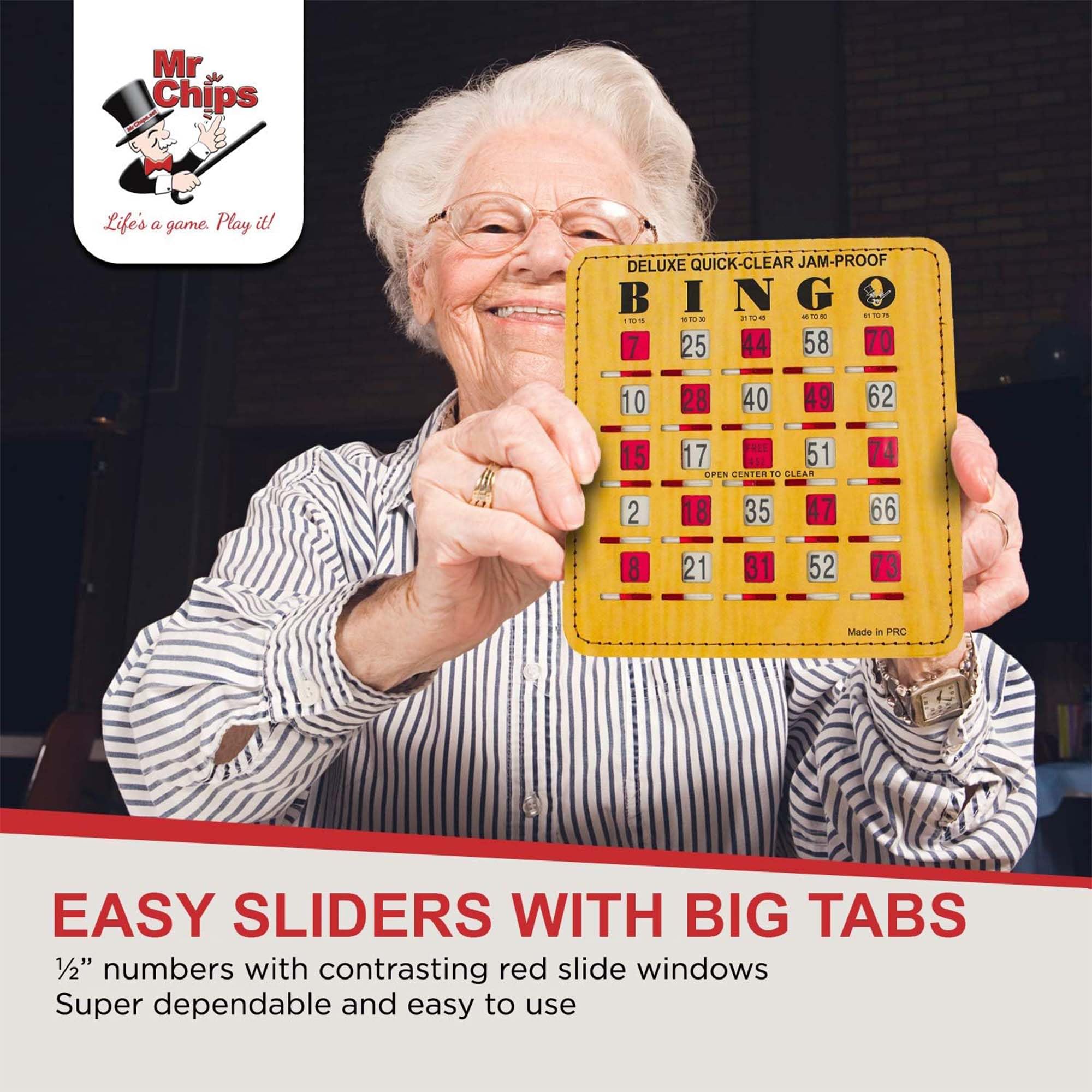 MR CHIPS Bingo Cage and Balls Set Plus 10 Quick Clear Cards - Image 9