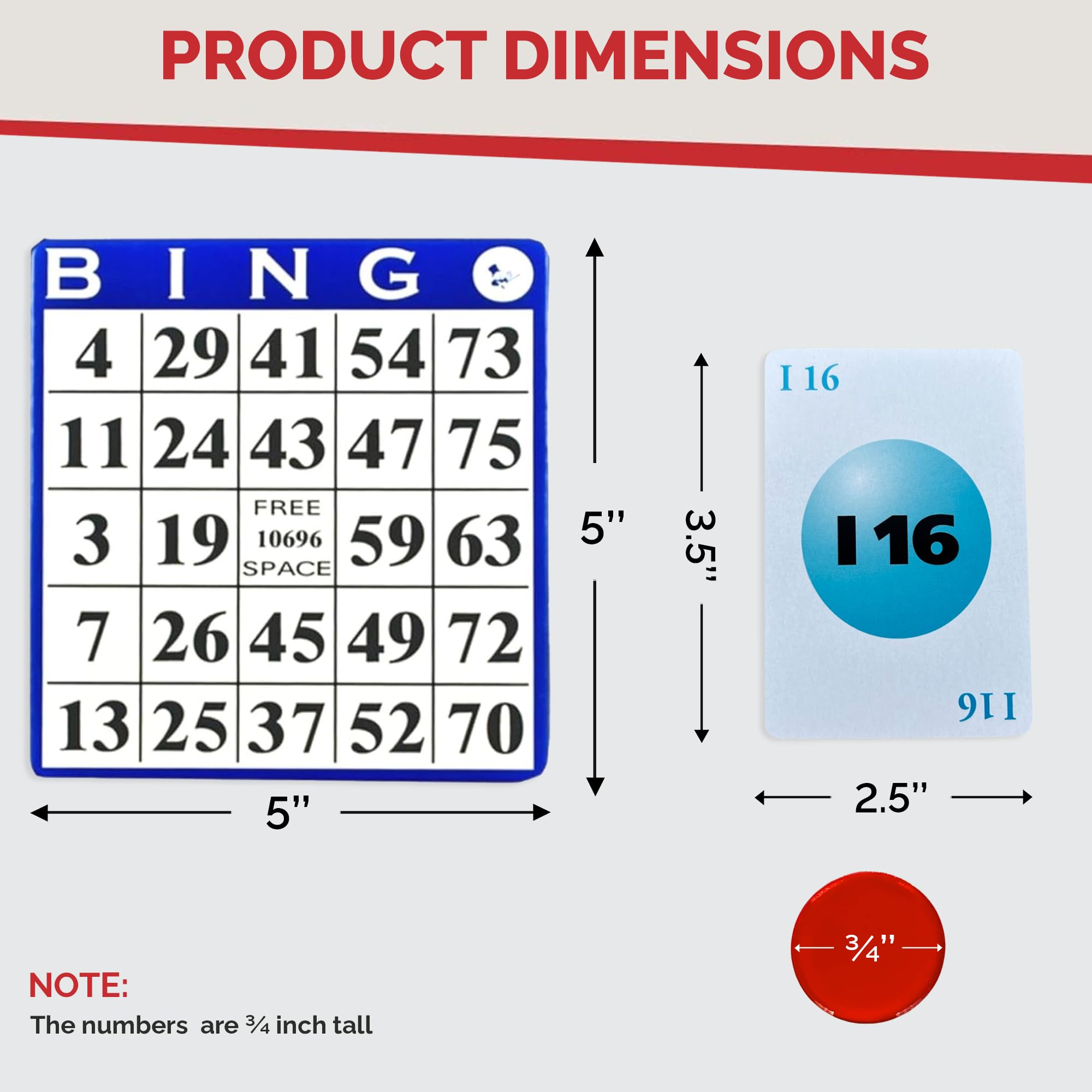 MR CHIPS Bingo Game 18 Cards and 300 Chips & Calling Cards Fun Games for Family, Reusable Kids - Image 2
