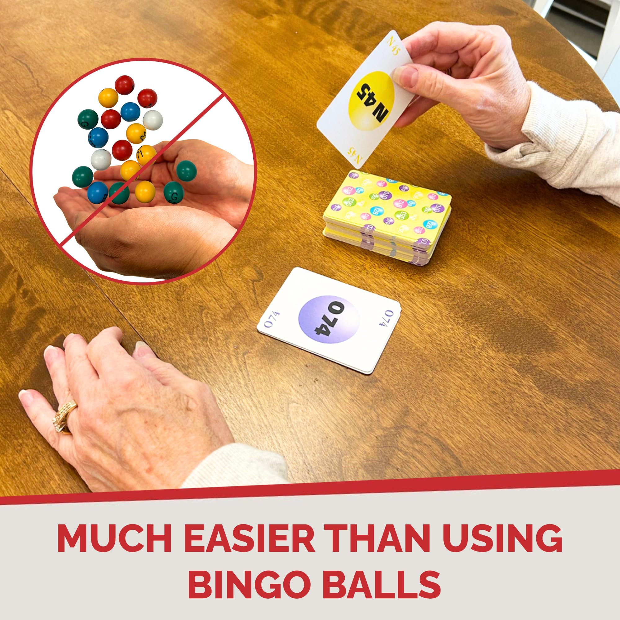 MR CHIPS Bingo Game 18 Cards and 300 Chips & Calling Cards Fun Games for Family, Reusable Kids - Image 3