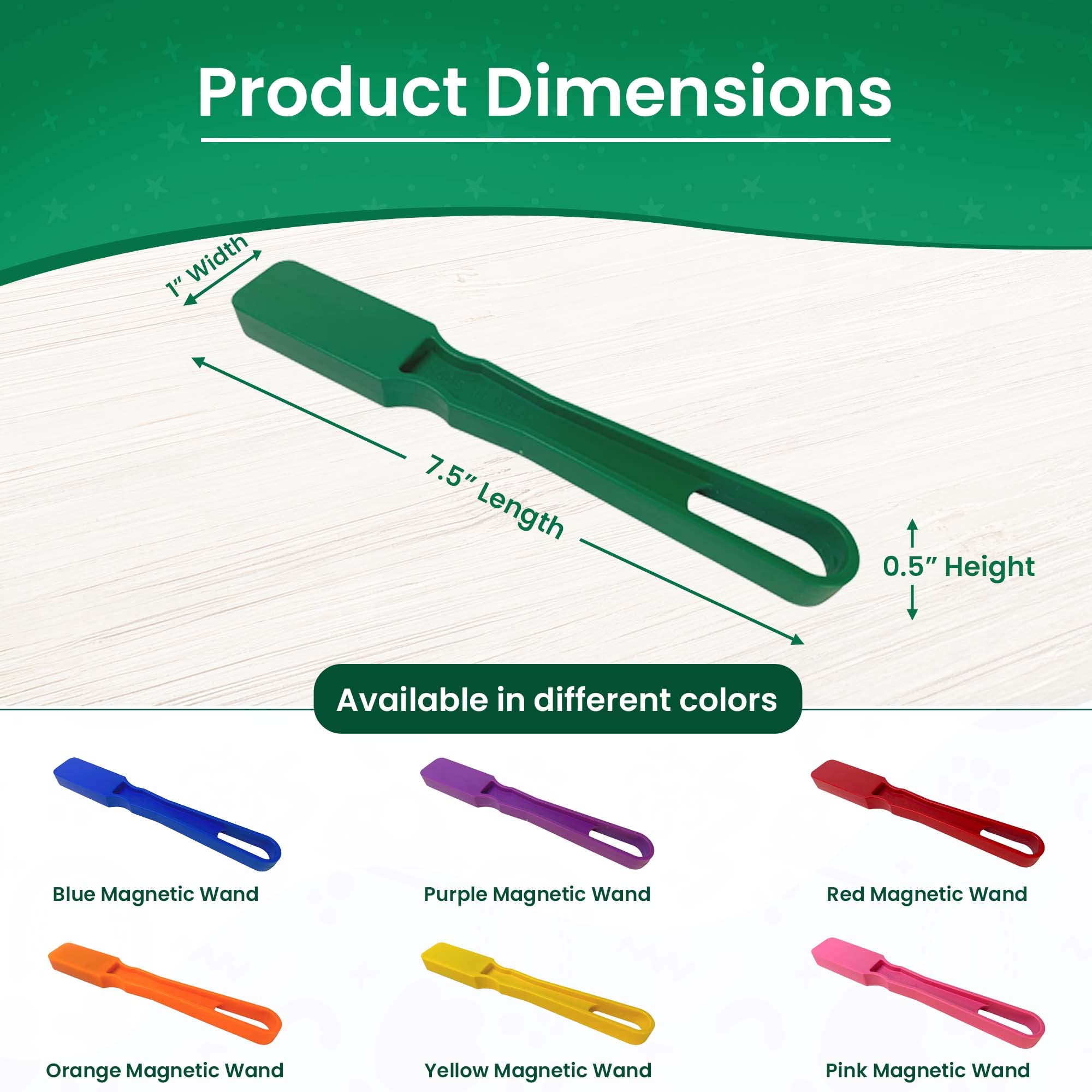 MR CHIPS Made in USA Magnetic Bingo Wands - 7 Colors to Choose from 1 Piece, Ideal for Bingo, Science Experiments, Homeschool Accessories, Fridge Décor & Sewing Supplies - Image 5