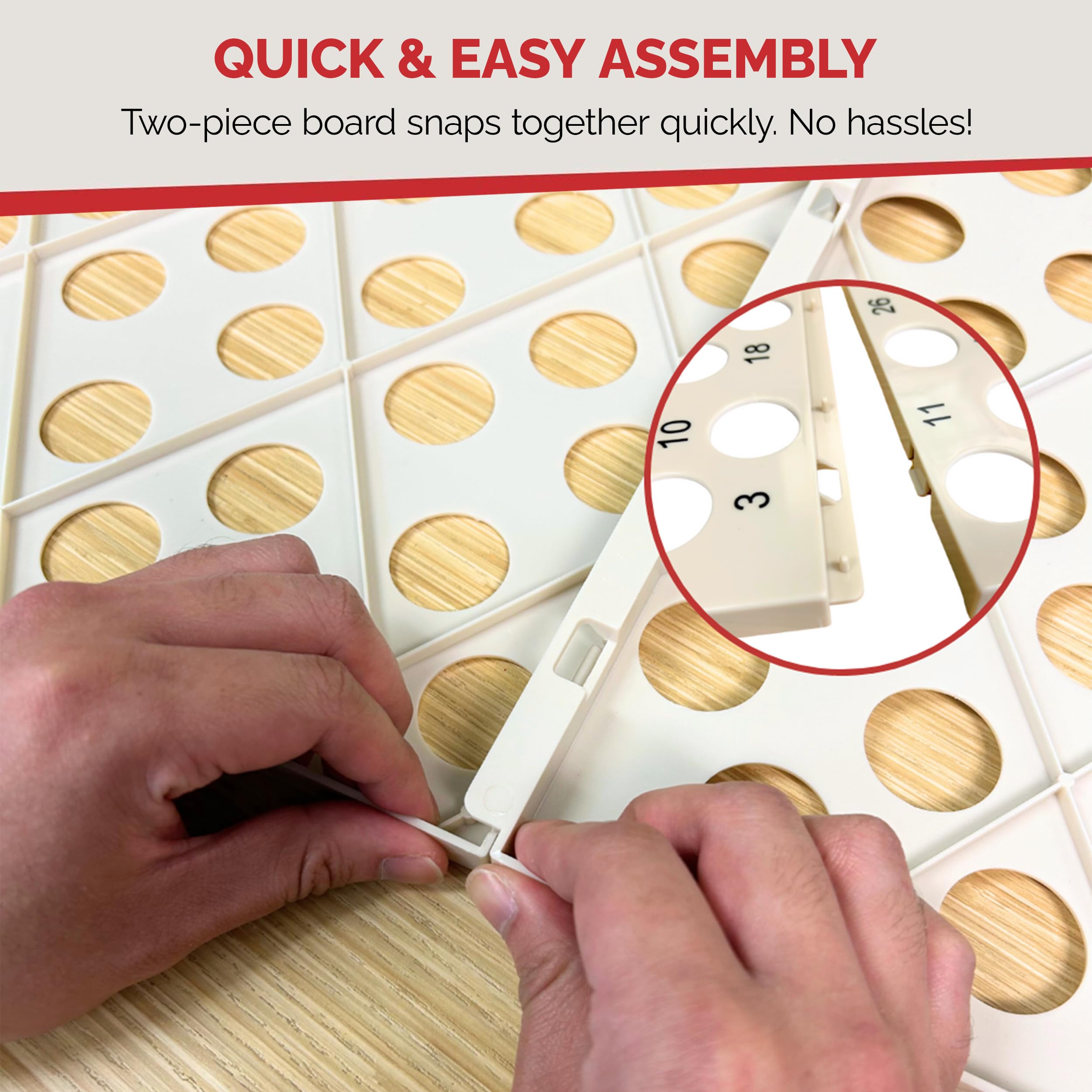 MR CHIPS Professional Bingo Game Master Board for Ping Pong Balls - Image 3