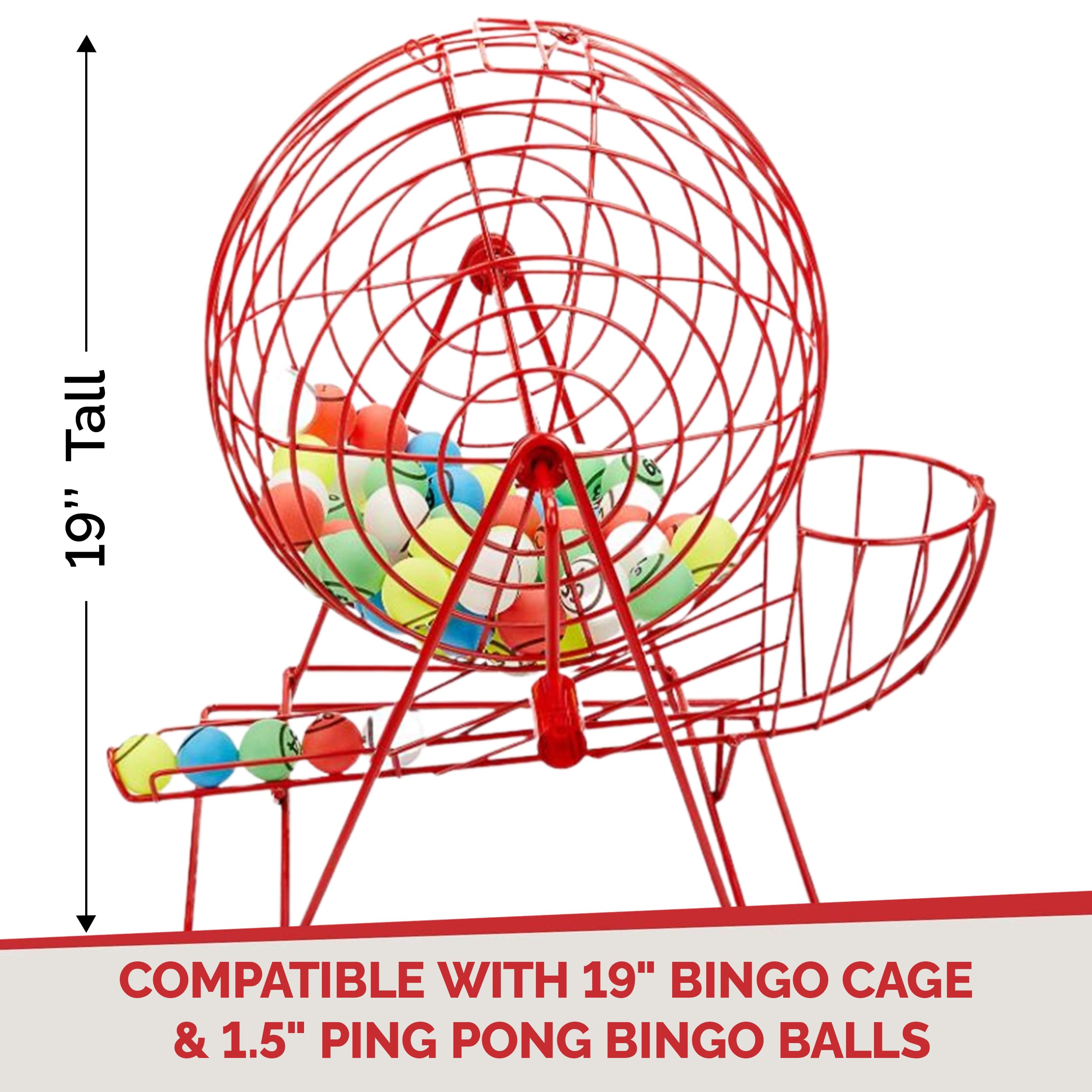 MR CHIPS Professional Bingo Game Master Board for Ping Pong Balls - Image 4