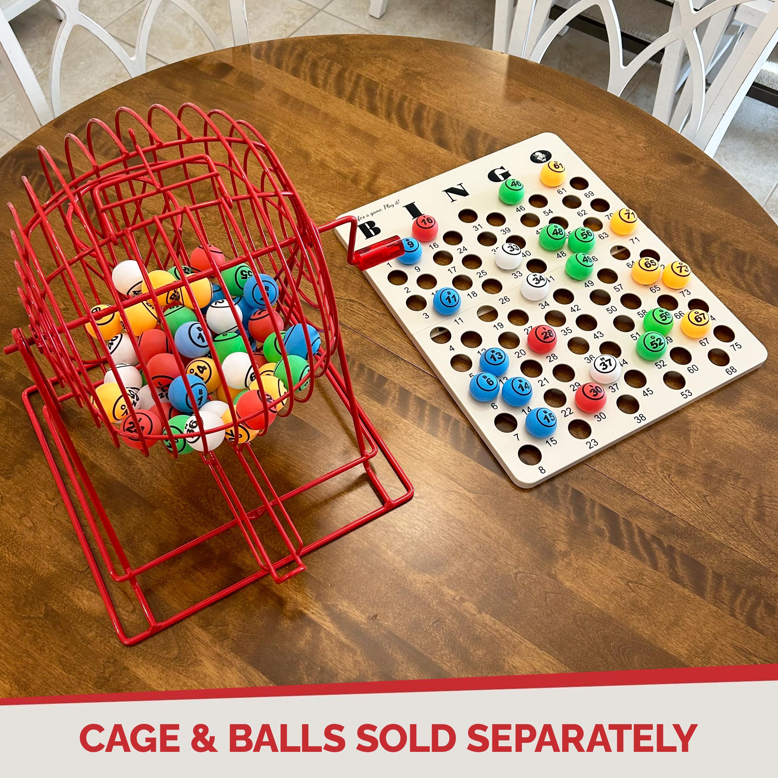 MR CHIPS Professional Bingo Game Master Board for Ping Pong Balls - Image 6